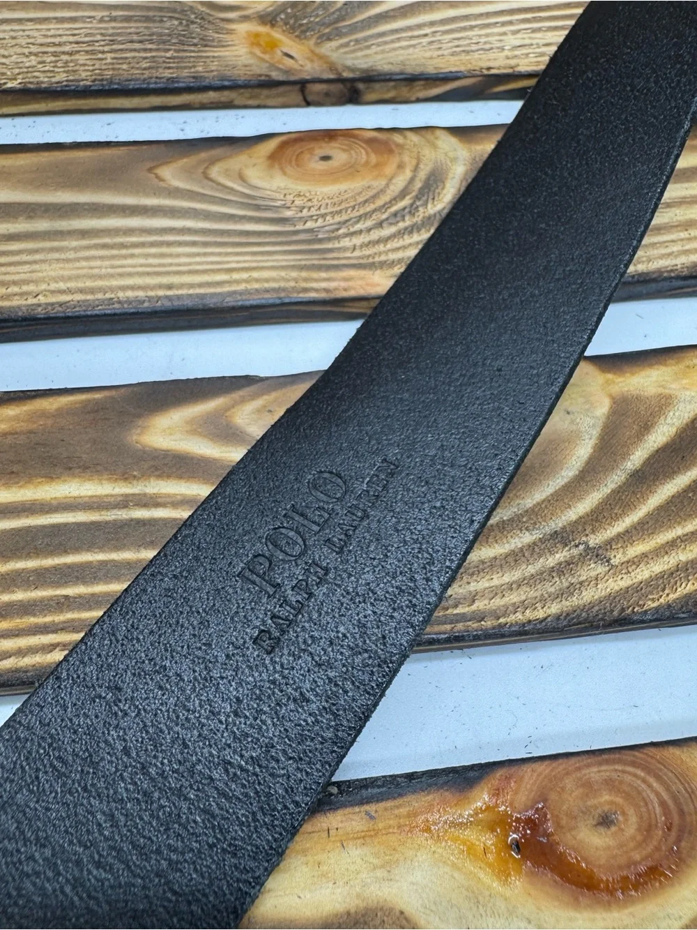Polo Ralph Lauren Men’s Genuine Leather Classic Belt - Black # 0134